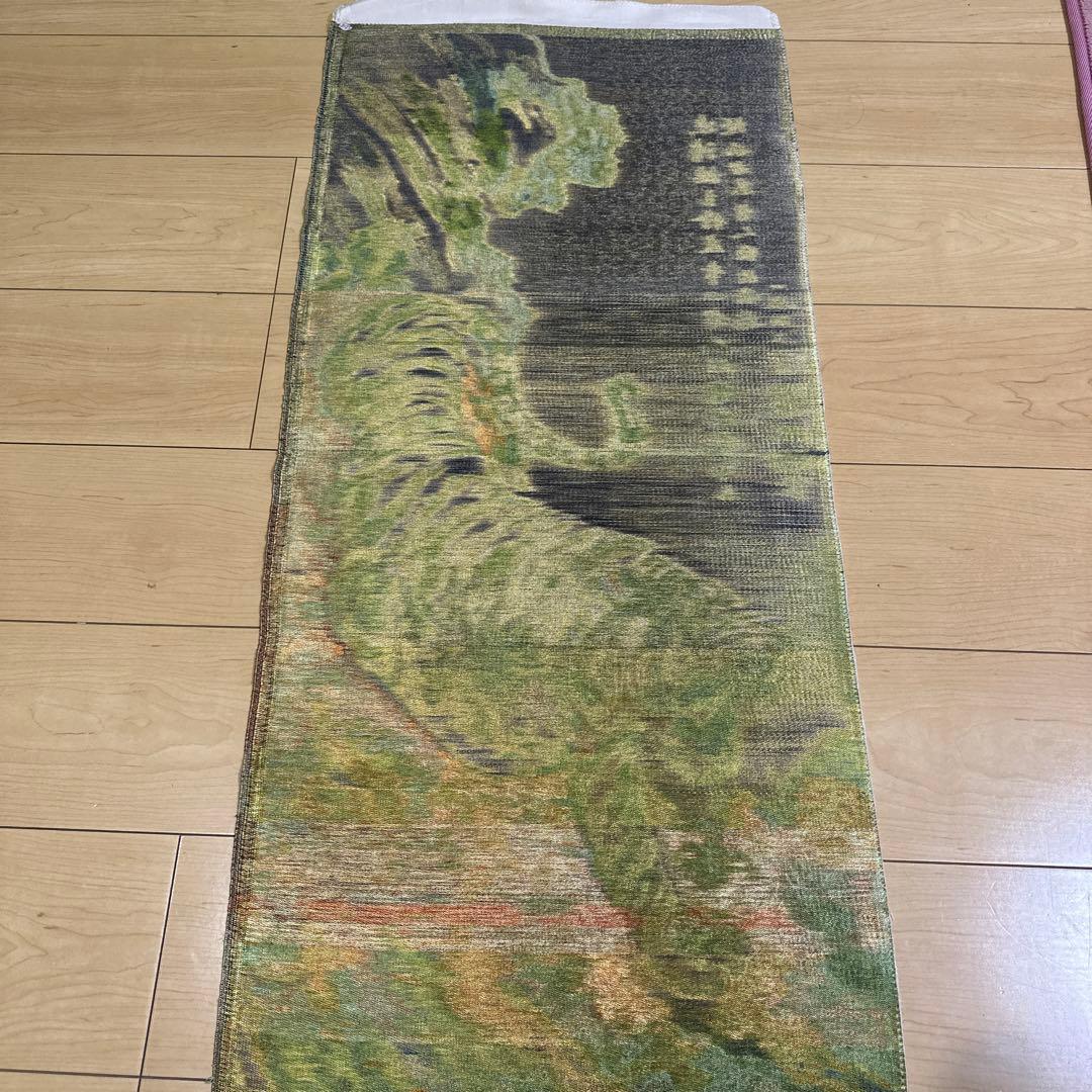 美品　中国美術　刺繍　国画　虎図　貴重品