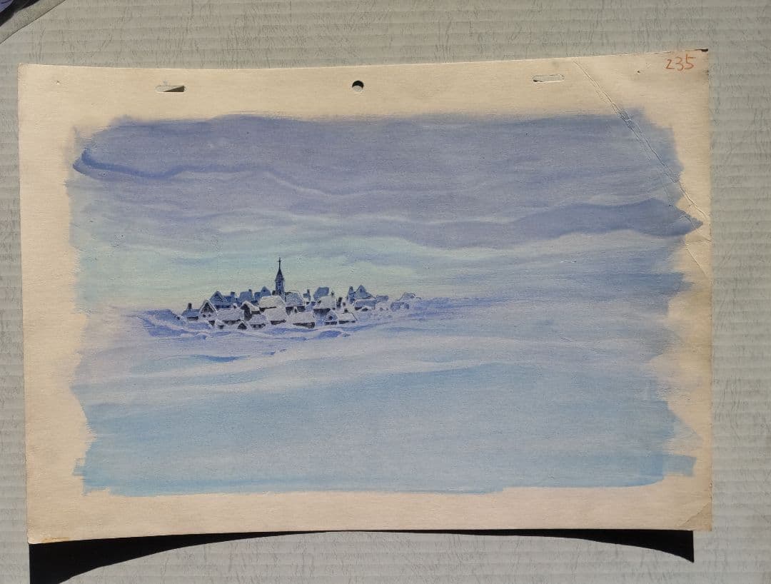 家なき子　セル画、背景、動画