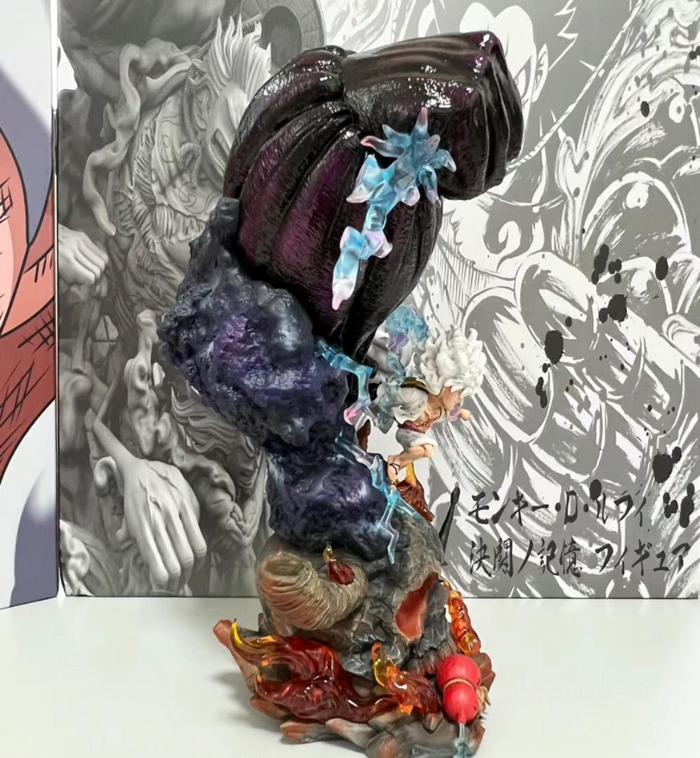 ワンピースOMO ギア5 ルフィニカ ガレージキットガレキ スタチューフィギュア
