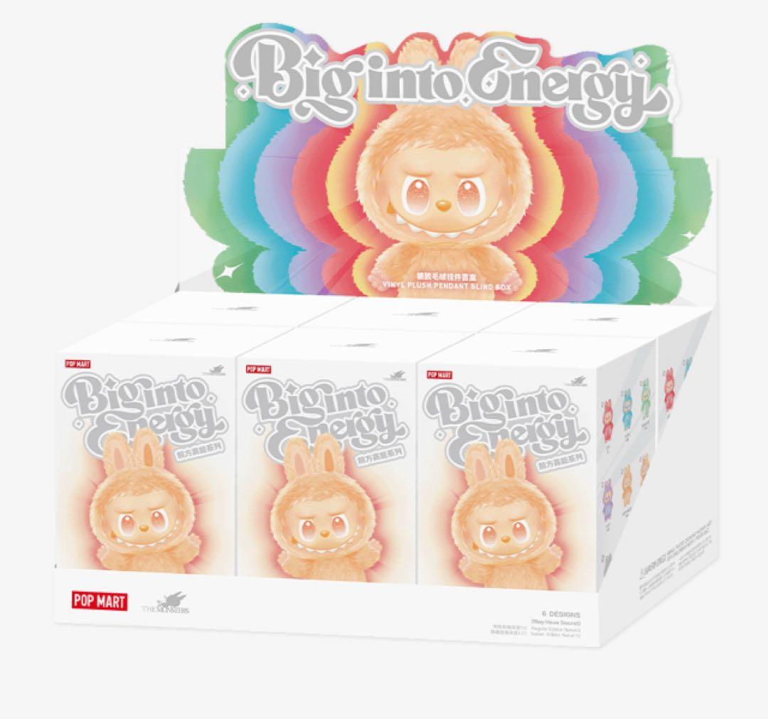 LABUBU POPMART Big into Energyぬいぐるみ1アソート