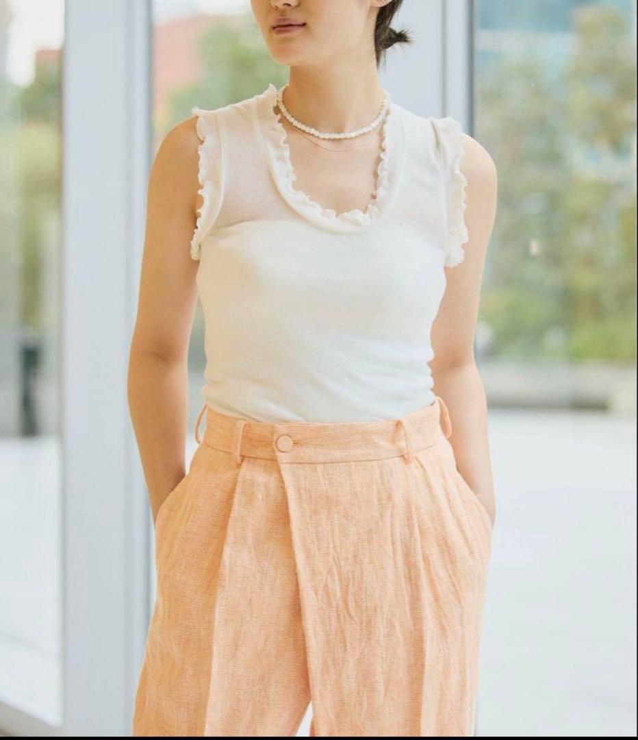 シームレスベーシック Flounce タンクトップ