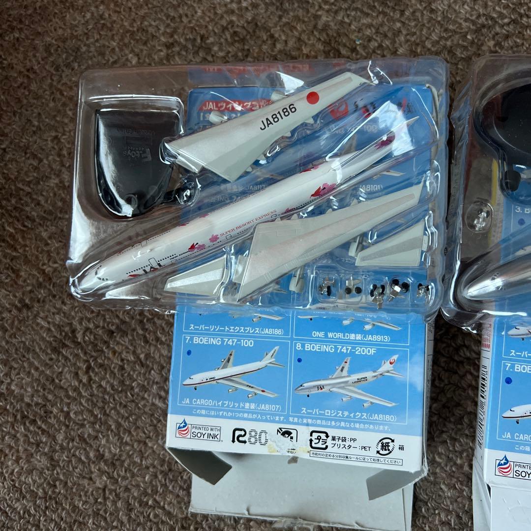 【未組立】ハセガワ航空機モデルセット DC-10 747-400 737-800