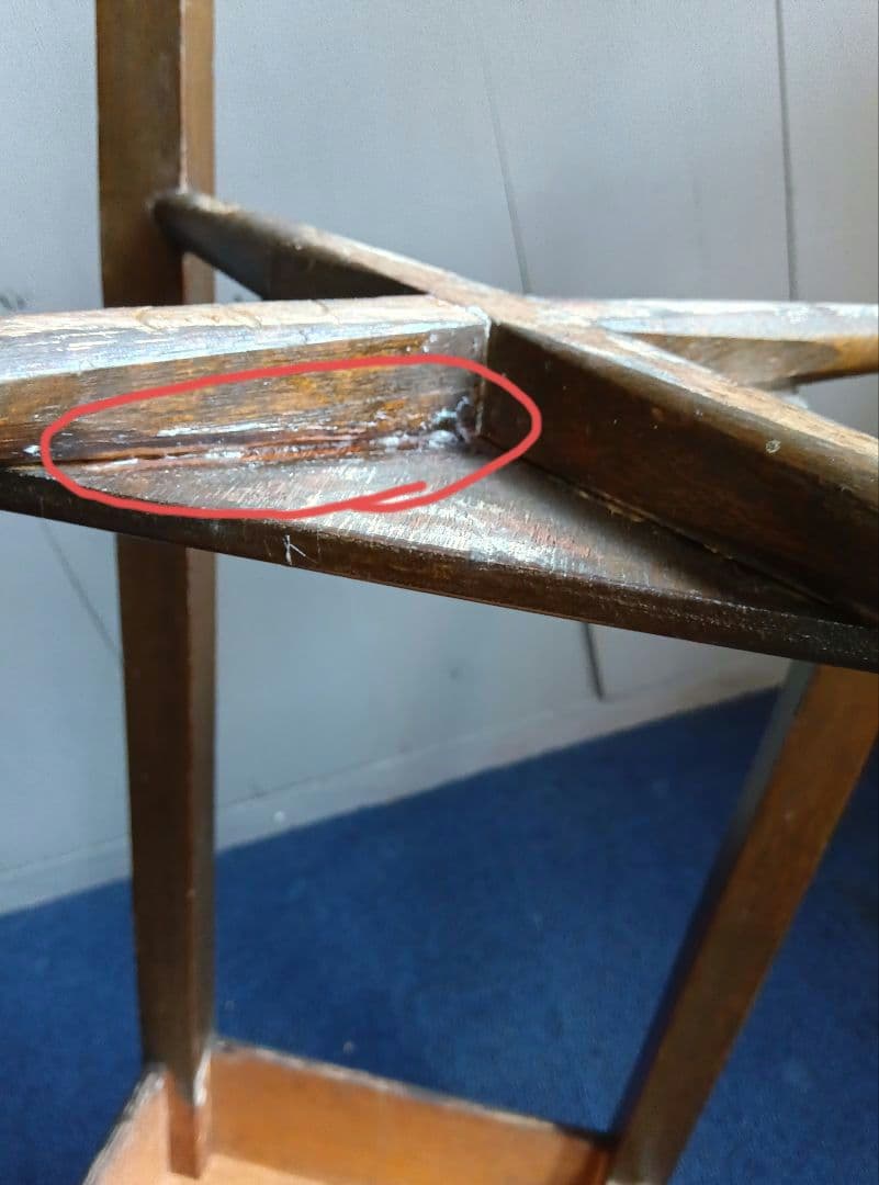 木製飾り台　高飾　レトロ　ヴィンテージ　高さ約68cm