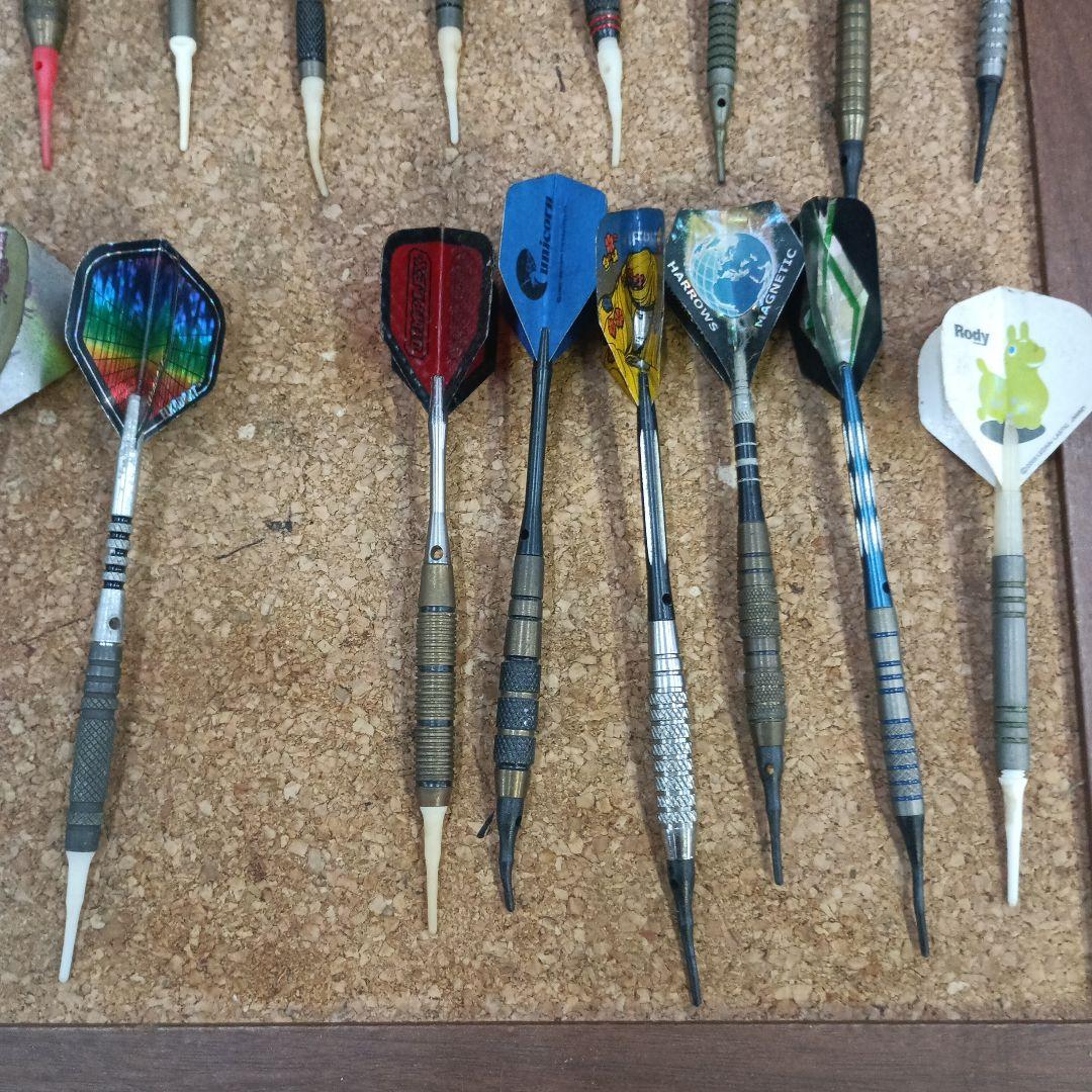 黄*読様 ３５９６）ダーツの矢 約８０本　大量まとめ／フライト シャフト バレル