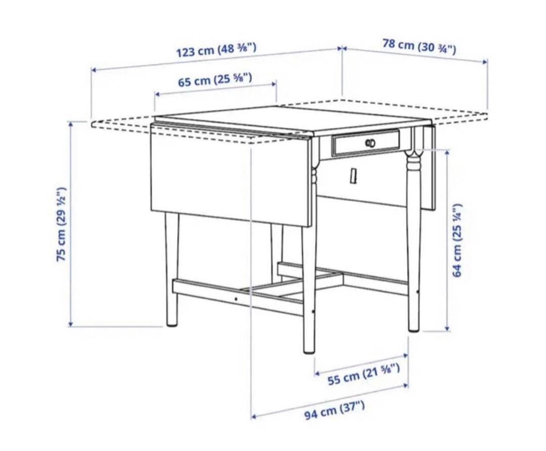 ikea ingatorp バタフライテーブル【廃盤品】
