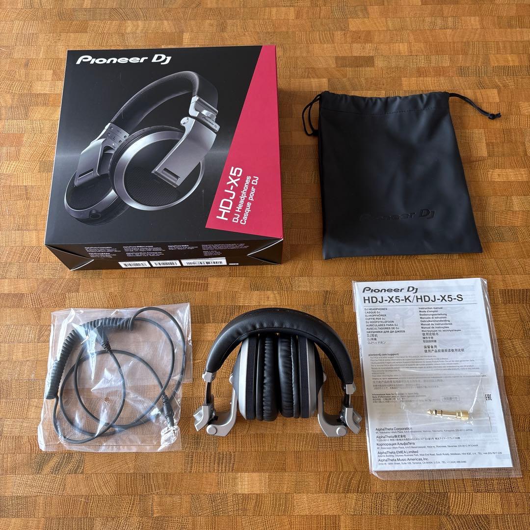 Pioneer DJ HDJ-X5 DJ用　ヘッドホン　パイオニア