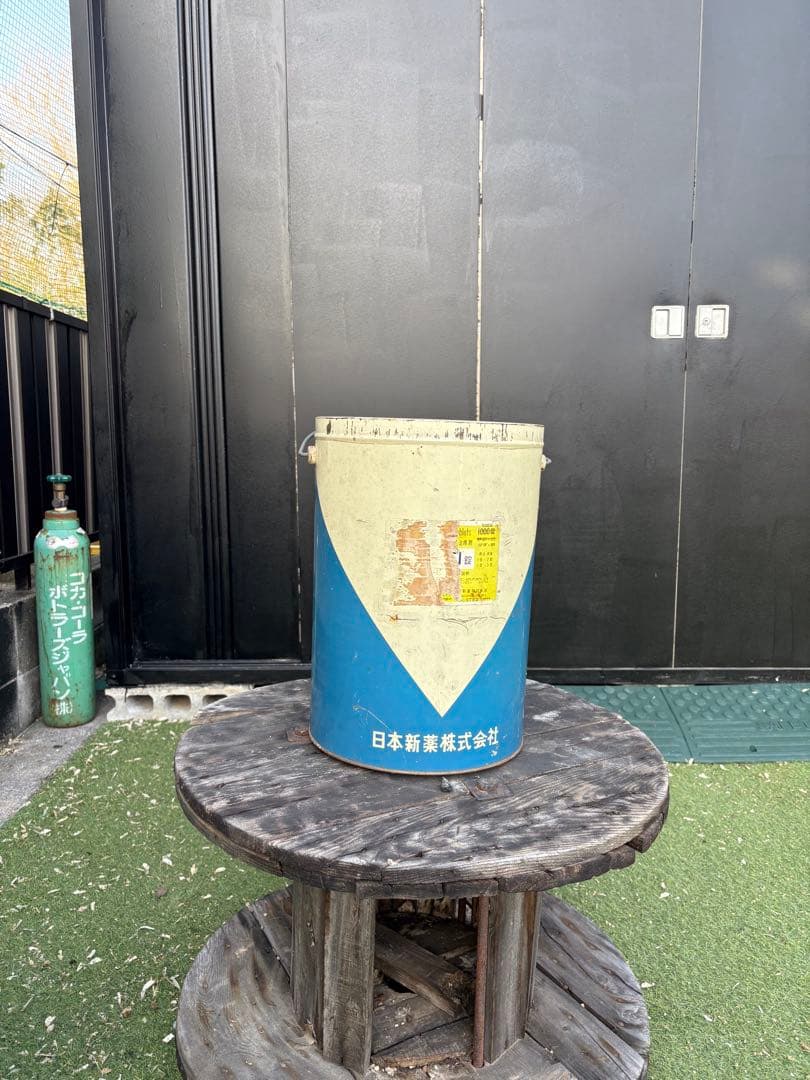 KAPSEA SPÜRTAL アンティーク雑貨　昭和薬一斗缶　希少　レトロ