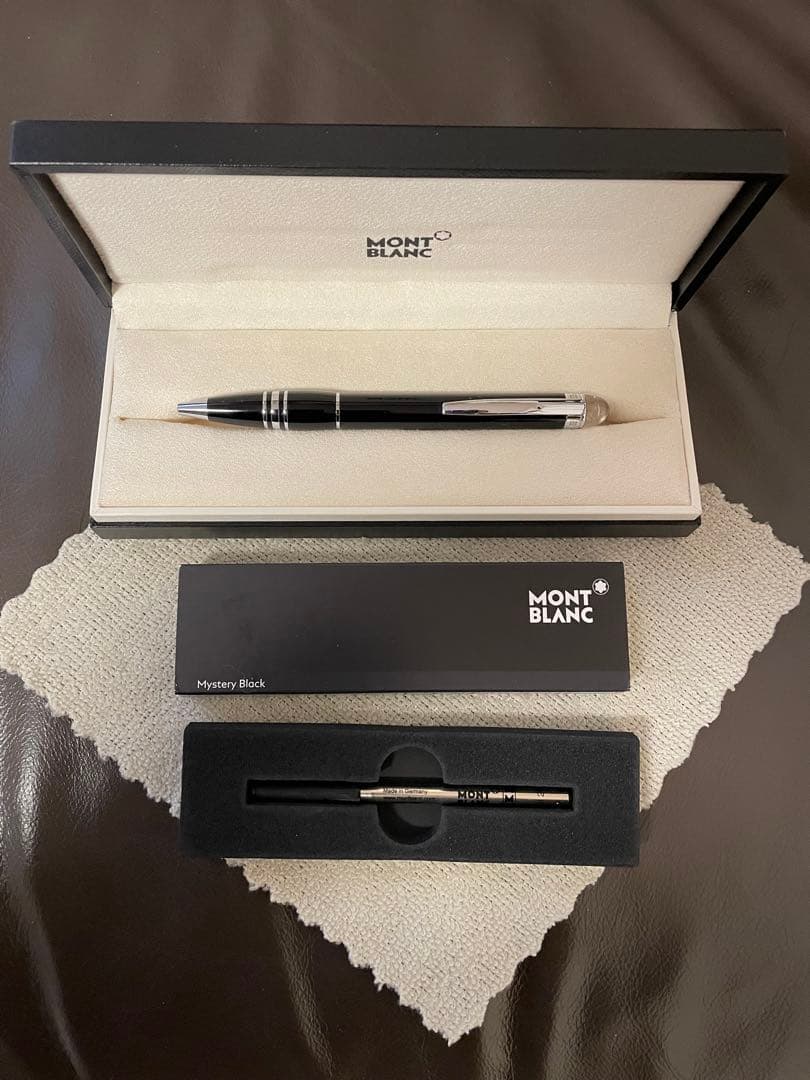 ◾️モンブラン◾️スターウォーカー◾️ミッドナイトブラック◾️化粧箱、新品リフィル付属◾️
