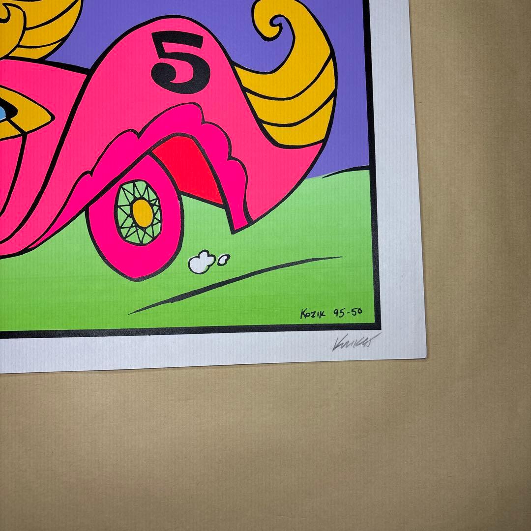 KOZIK RED AUNTS シルクスクリーンポスター