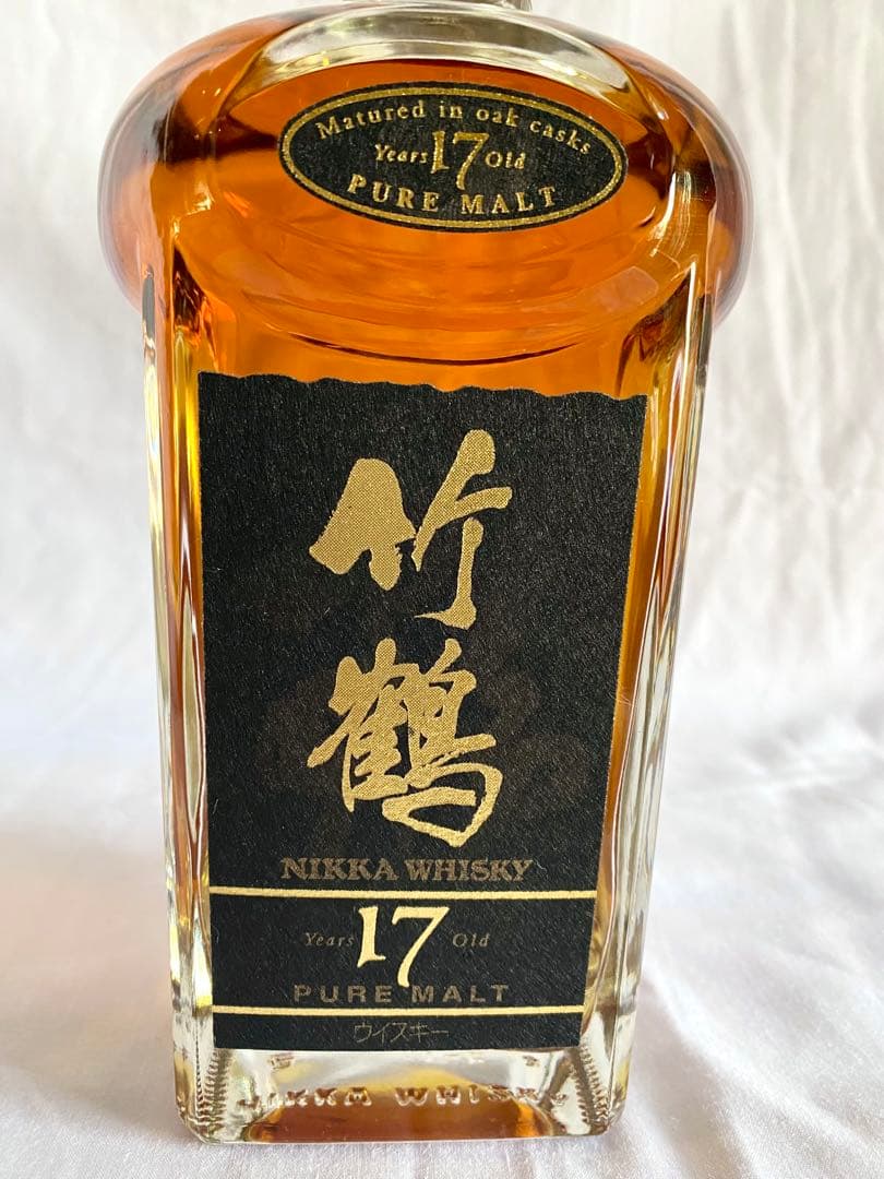【未開栓】美品　ニッカ　ウイスキー 竹鶴17年 ピュアモルト 700ml 箱付き