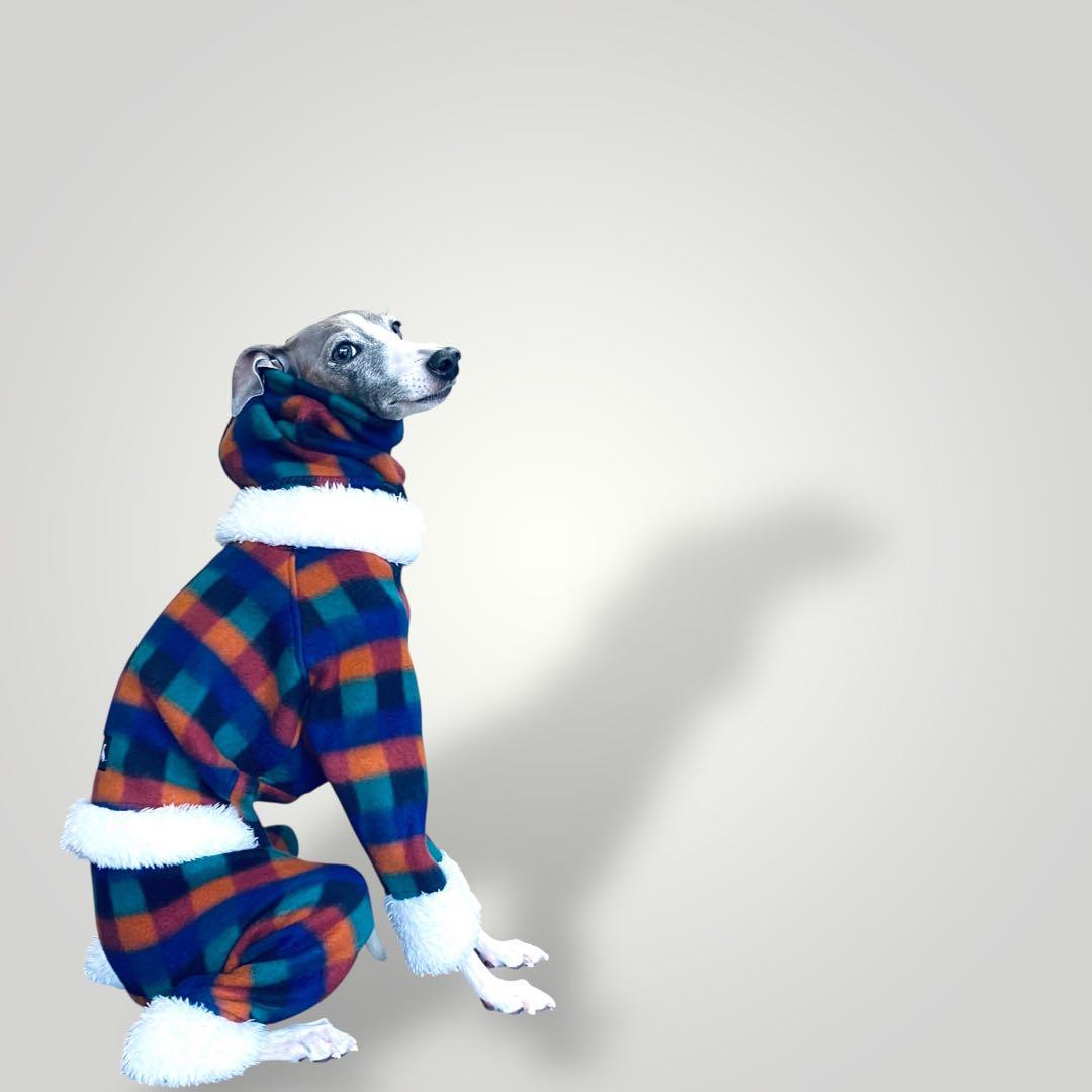 ㉑マルチカラーブロックフリース