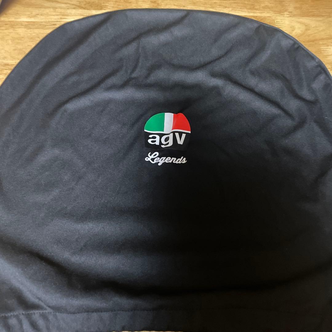 AGV フルフェイスヘルメット ホワイト ストライプ