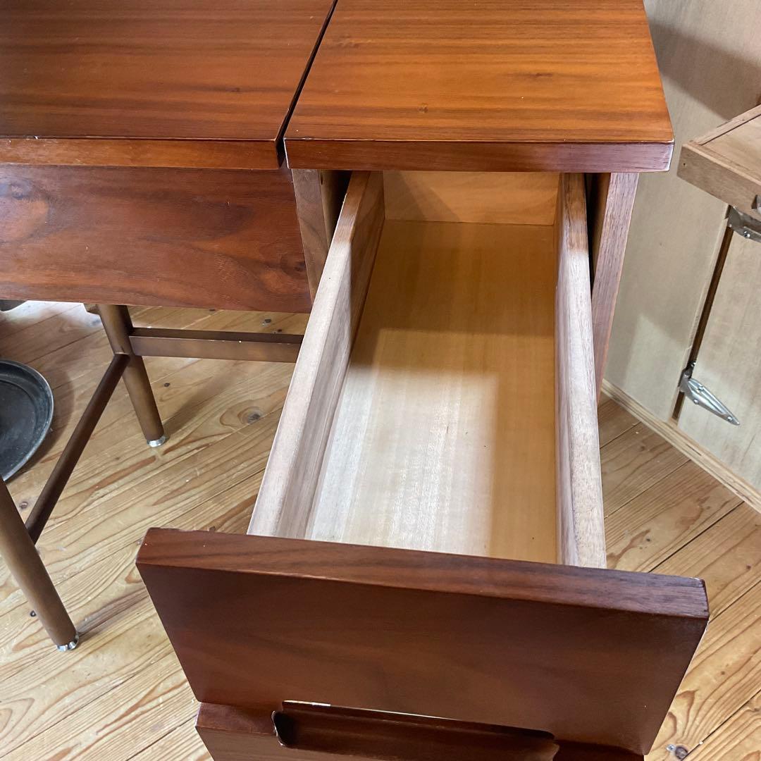 emo. エモ ドレッサー 鏡台 スツール 丸椅子 一人暮らし 化粧 コンパクト