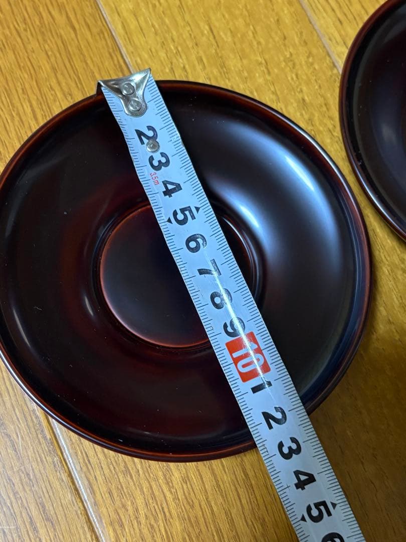 【輪島塗　五島屋謹製　茶托五客　箱あり】漆器　アンティーク　茶道具