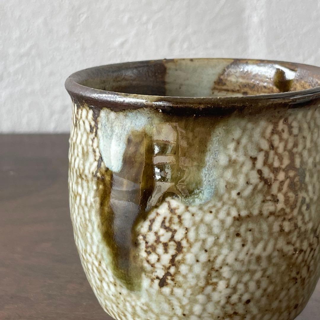 人間国宝　島岡達三　象嵌　夫婦　湯呑　共箱　ペア　酒器　ぐい呑としても