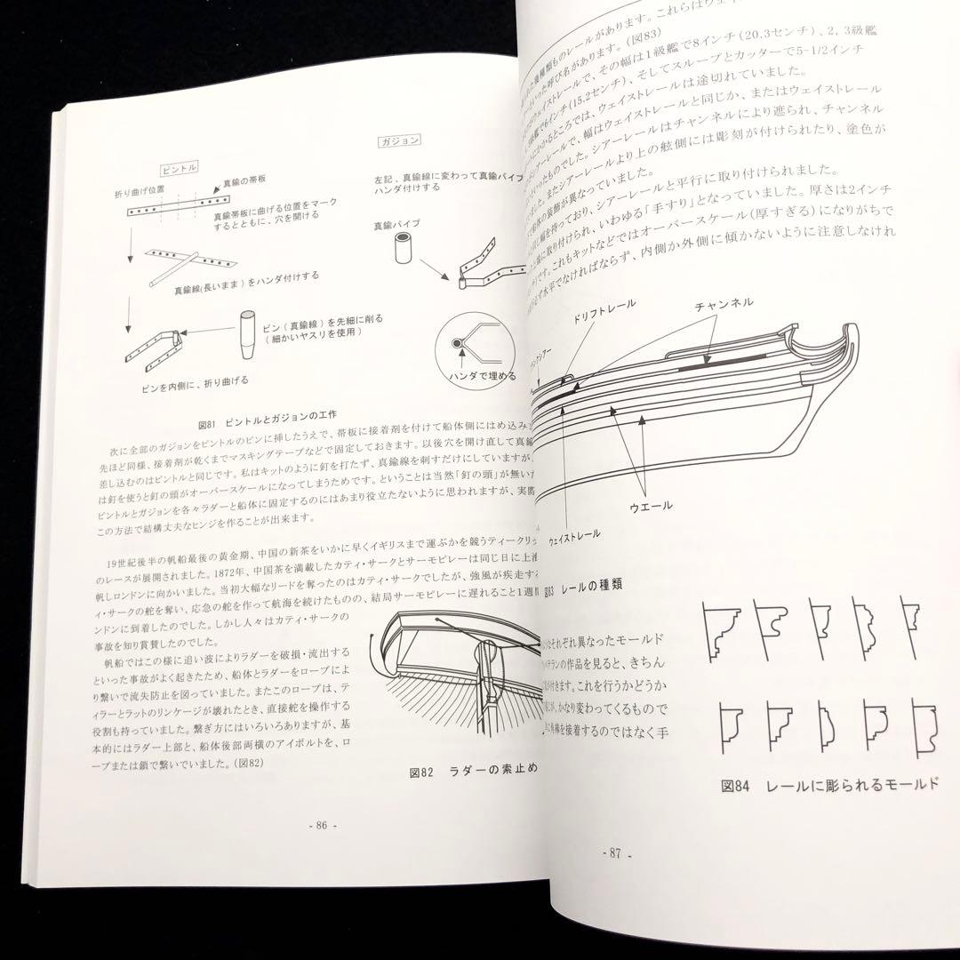 「帆船模型製作技法 - 木製帆船模型同好会「ザ・ロープ」創立30周年記念出版」