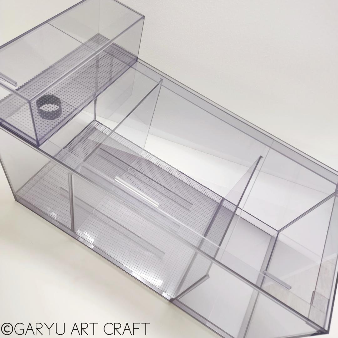 □国産3層式濾過槽□700×400×400h□オーバーフロー水槽用□