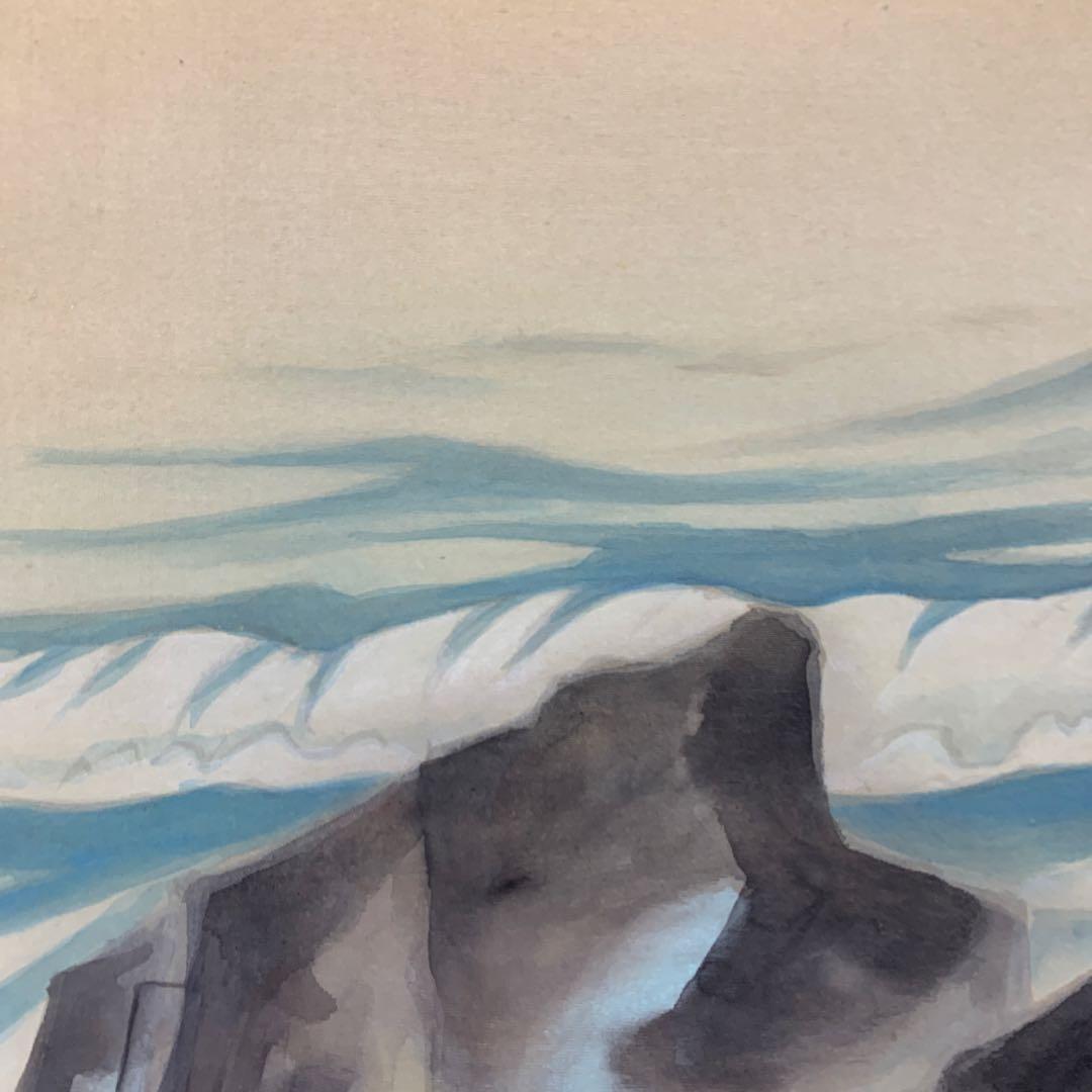 美品3本 橋口幾三郎 旭波図、福田素仙作 十三佛、酒井抱一筆 牡丹に蝶図