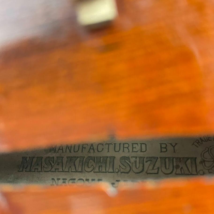 希少●鈴木政吉 ラベル● No.W3 4/4サイズ スズキバイオリン