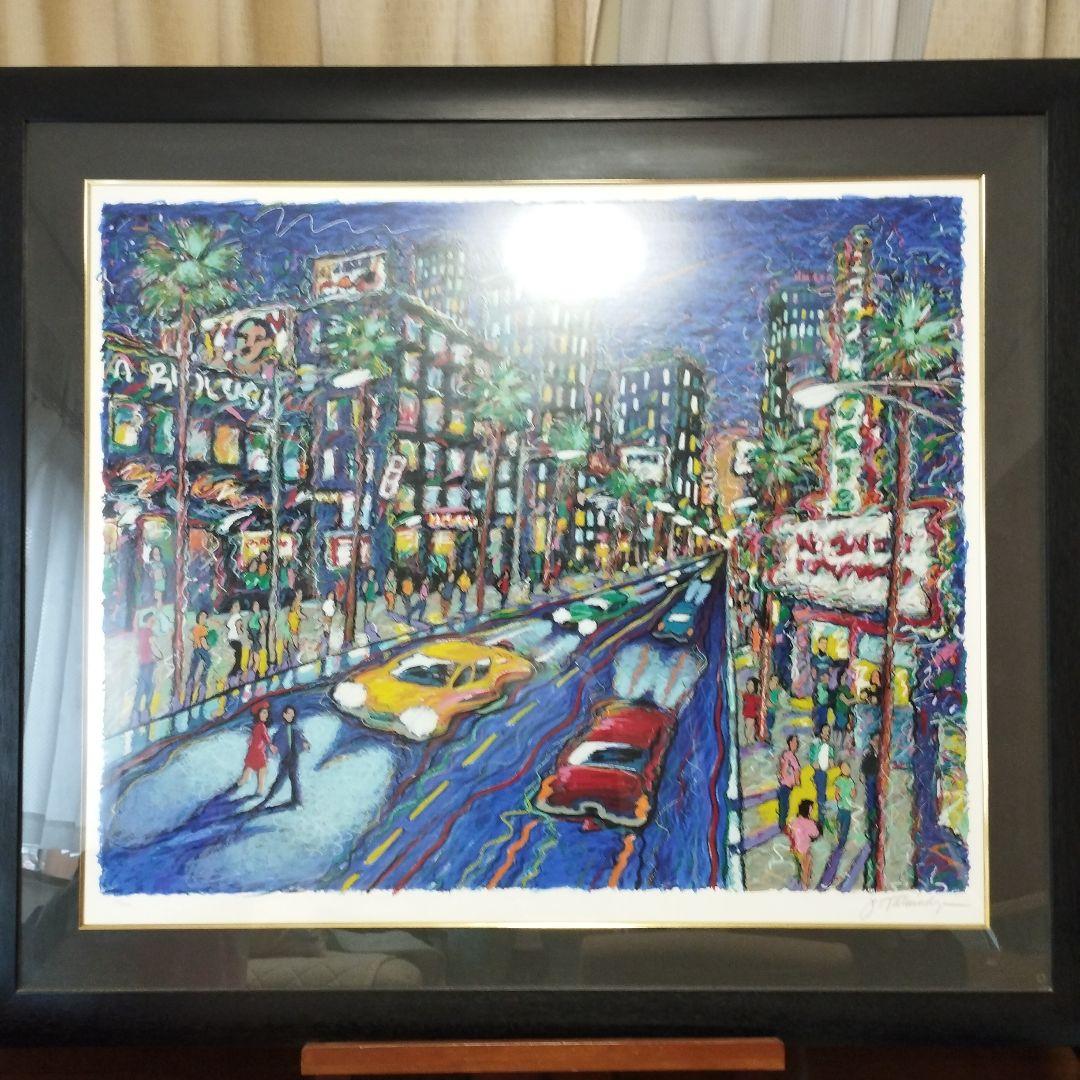 絵画　シルクスクリーン　ジェームス・タルマージ