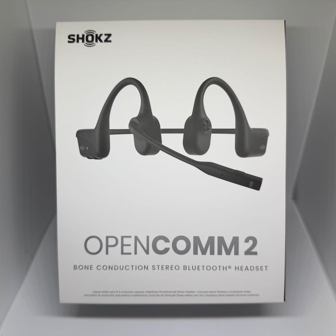 K*T様 Shokz OpenComm2 Black 保証期間内 骨伝導ヘッドセ