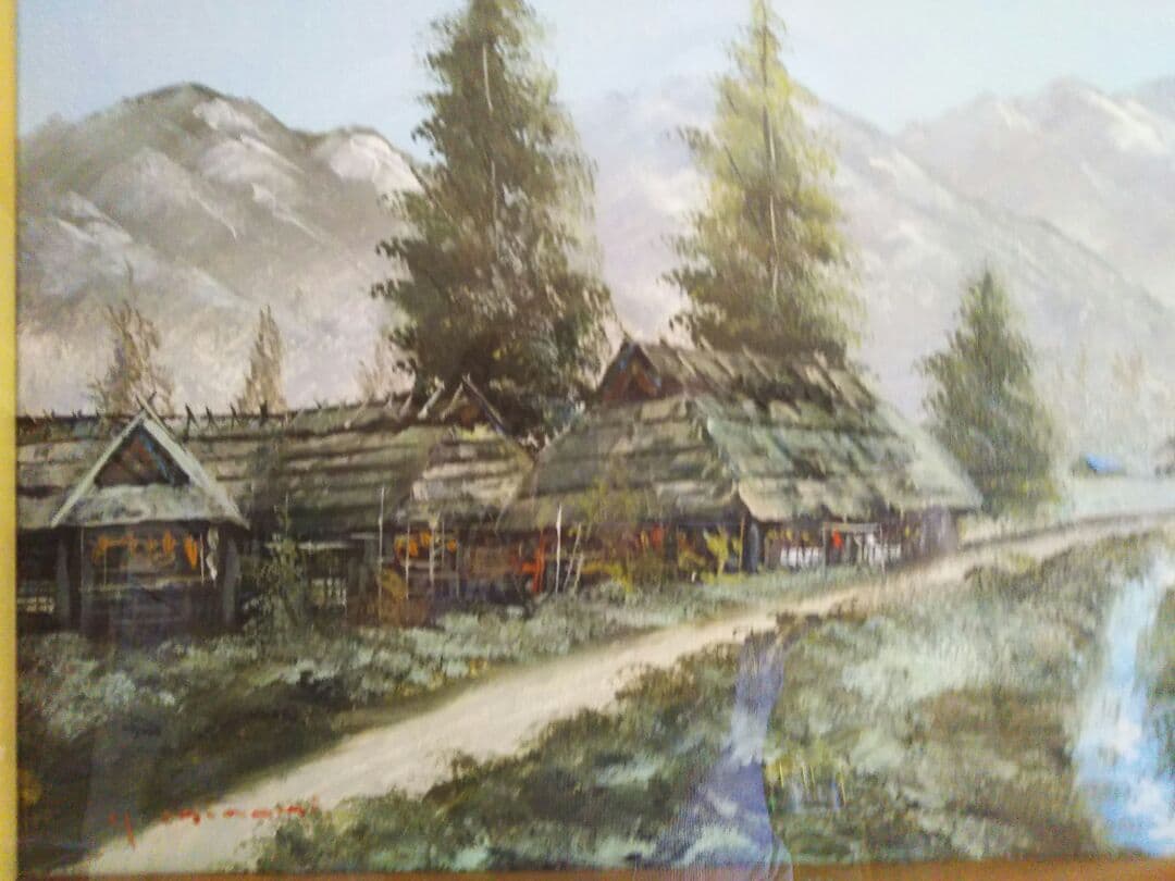 南康夫f6号油絵ですいい絵です