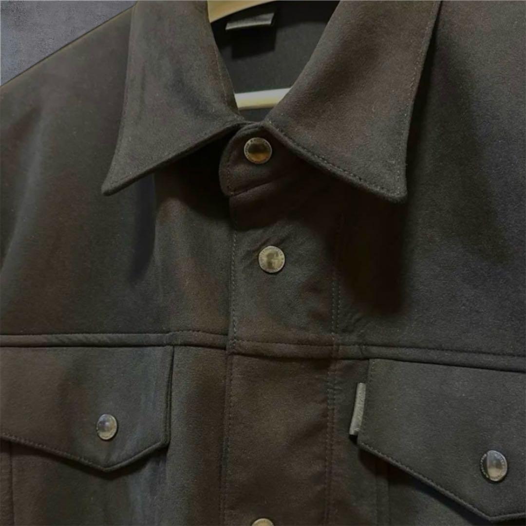 N.hollywood フェイク スウェード レザー トラッカー ブルゾン