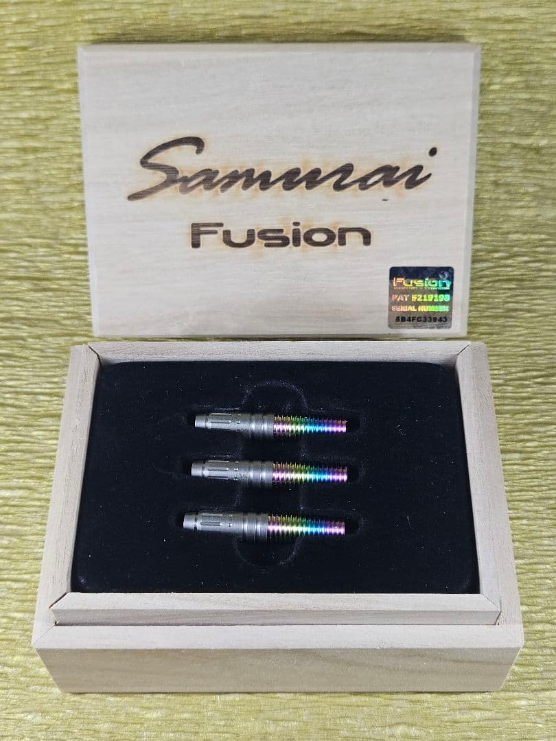 Samurai Fusion ダーツバレル 3本セット　レインボー　正規品