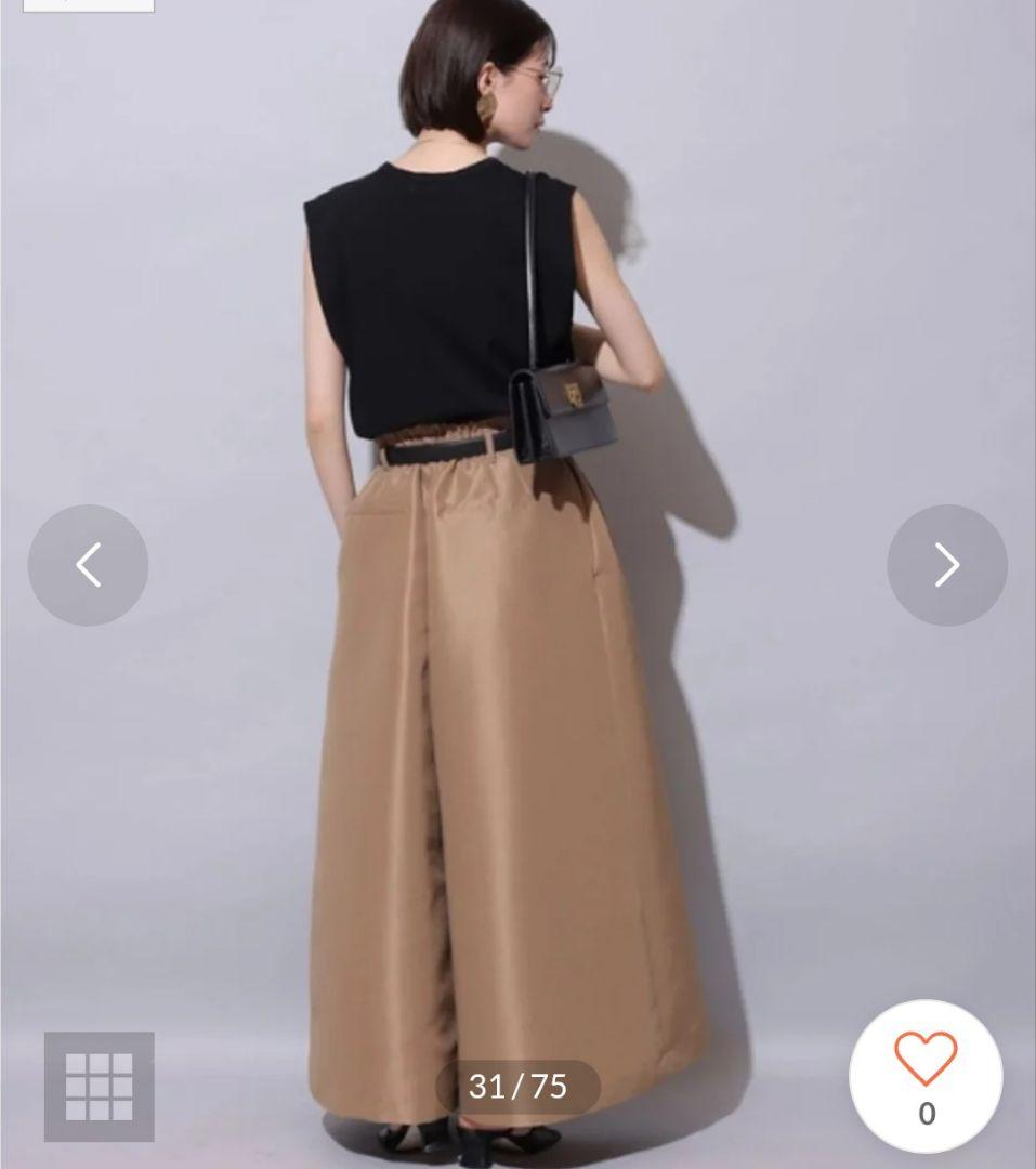 新品 Arpege story ドレスパンツ キャメル系 サイズ1