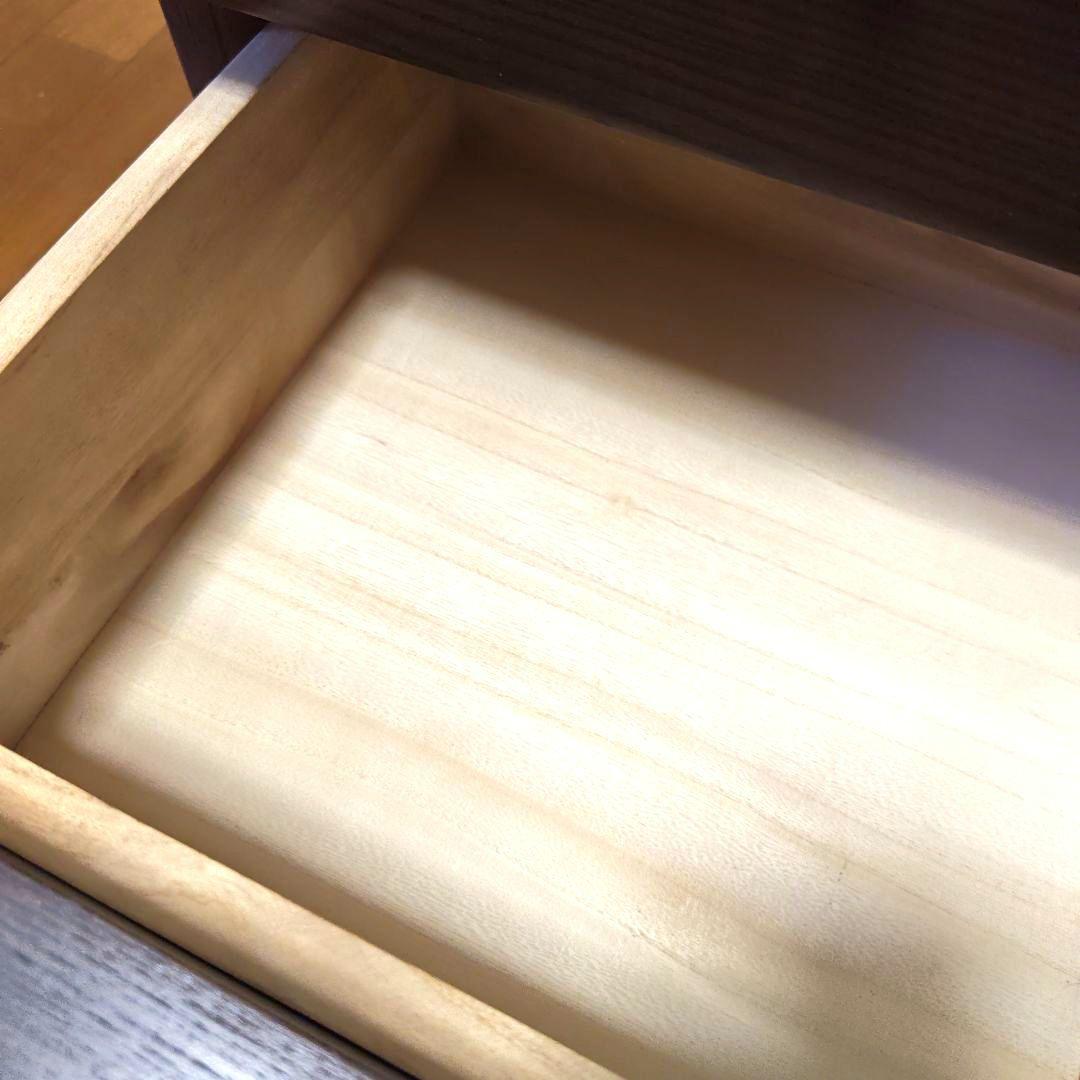 【美品】大塚家具 コンセント付きサイドテーブル／ナイトテーブル