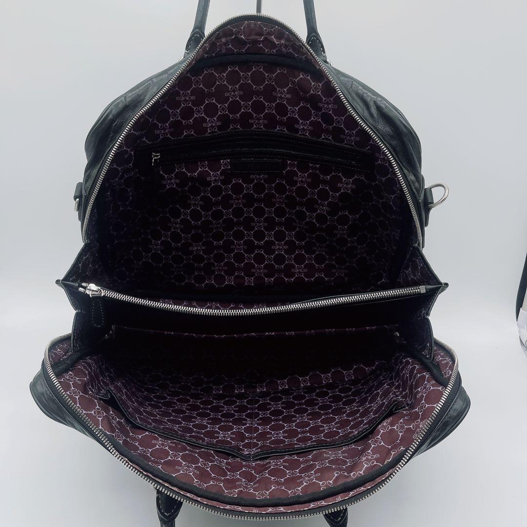 【ソメスサドル】ビジネスバッグ レザー ブラック A4サイズ収納可