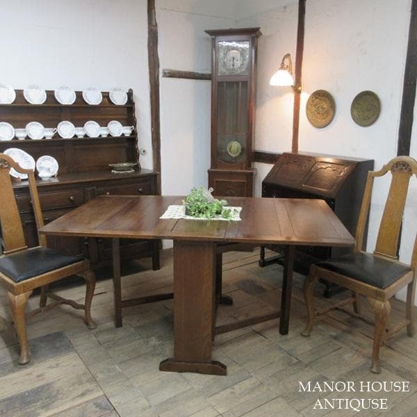 イギリス アンティーク 家具 ゲートレッグテーブル ダイニング 英国 6566d