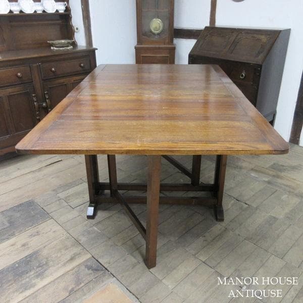 イギリス アンティーク 家具 ゲートレッグテーブル ダイニング 英国 6566d