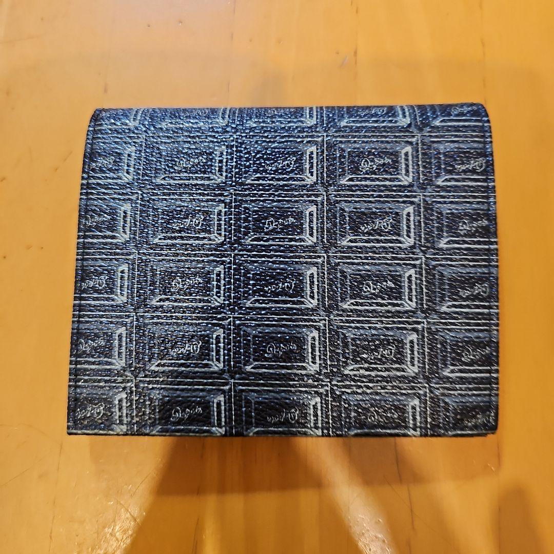 Q-pot 財布　ブラックチョコレート フラップショートウォレット