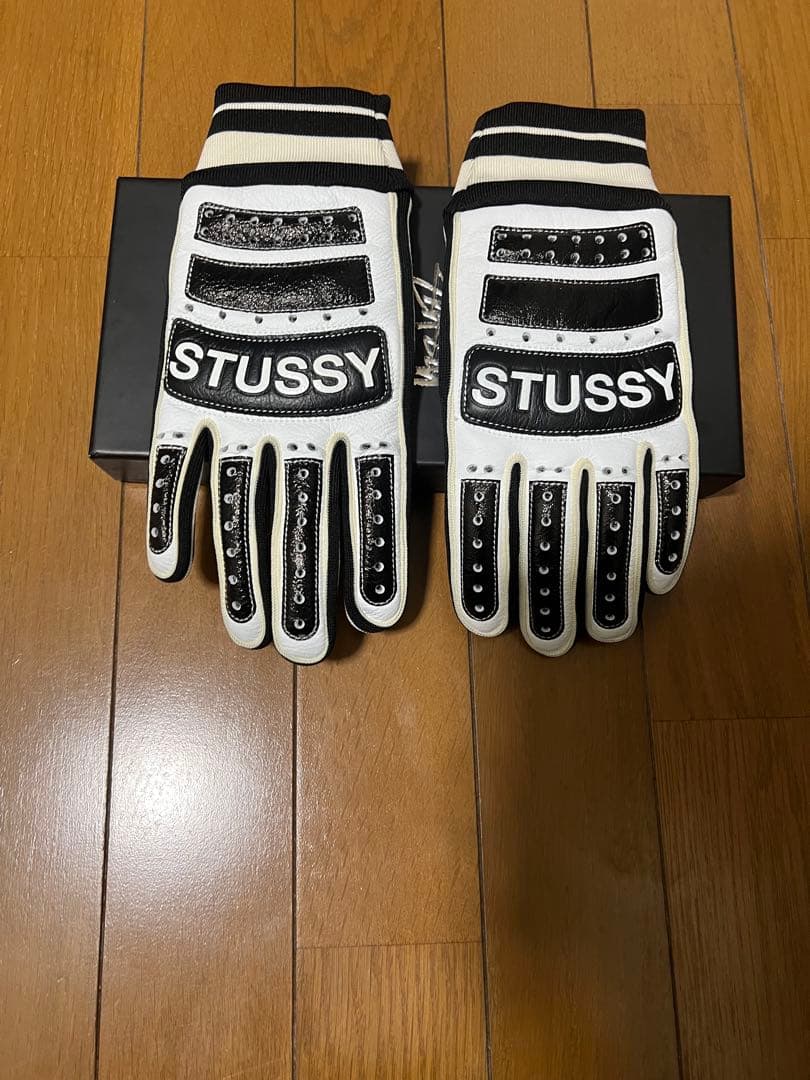 小物 STUSSY Learher Bike Gloves
