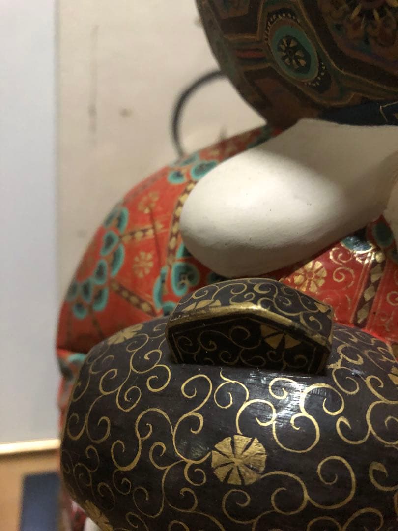 大黒天様　木箱付き　36㎝