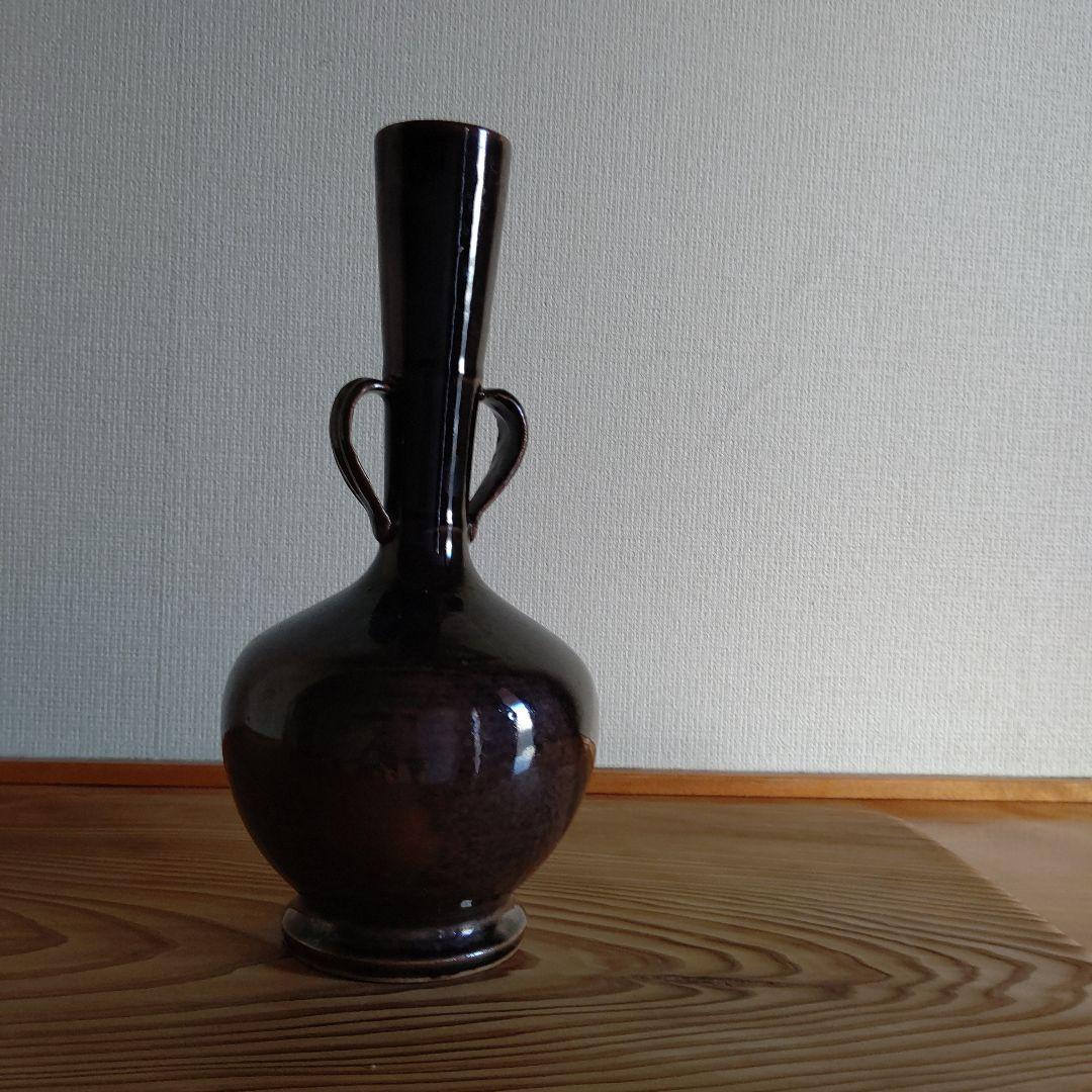 天目鶴首花入れ せと