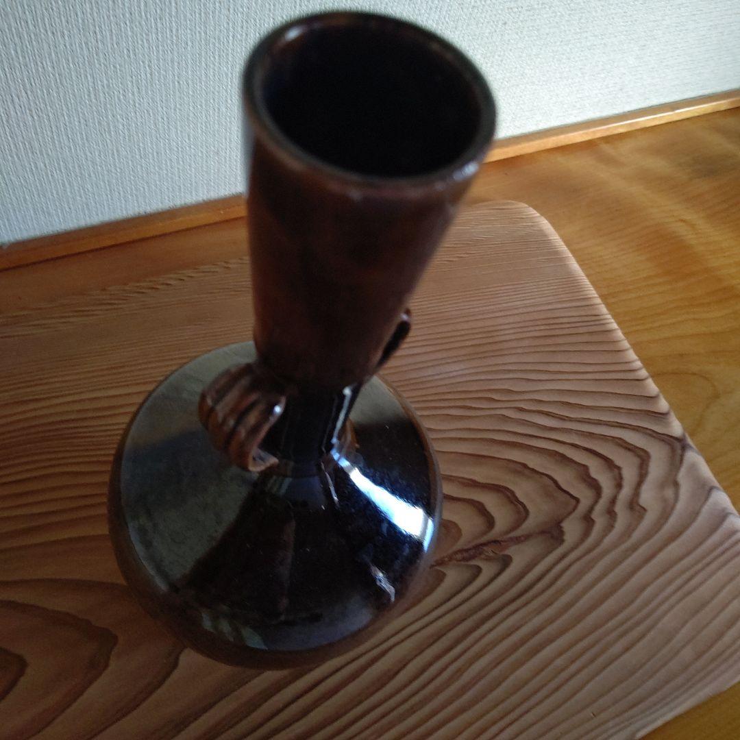 天目鶴首花入れ せと