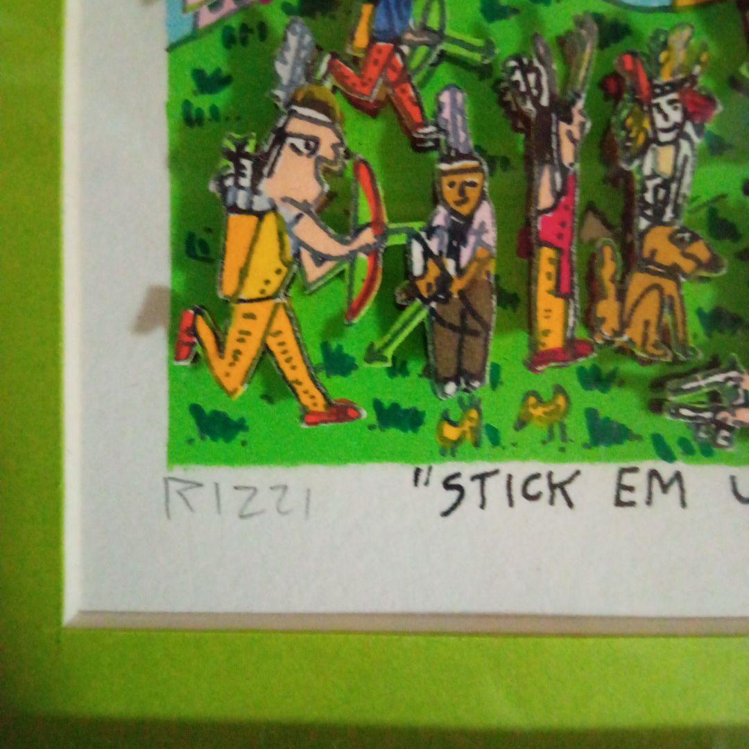 【期間限定出品✩】3Dアート ジェームズ・リジィ 立体版画 シルクスクリーン