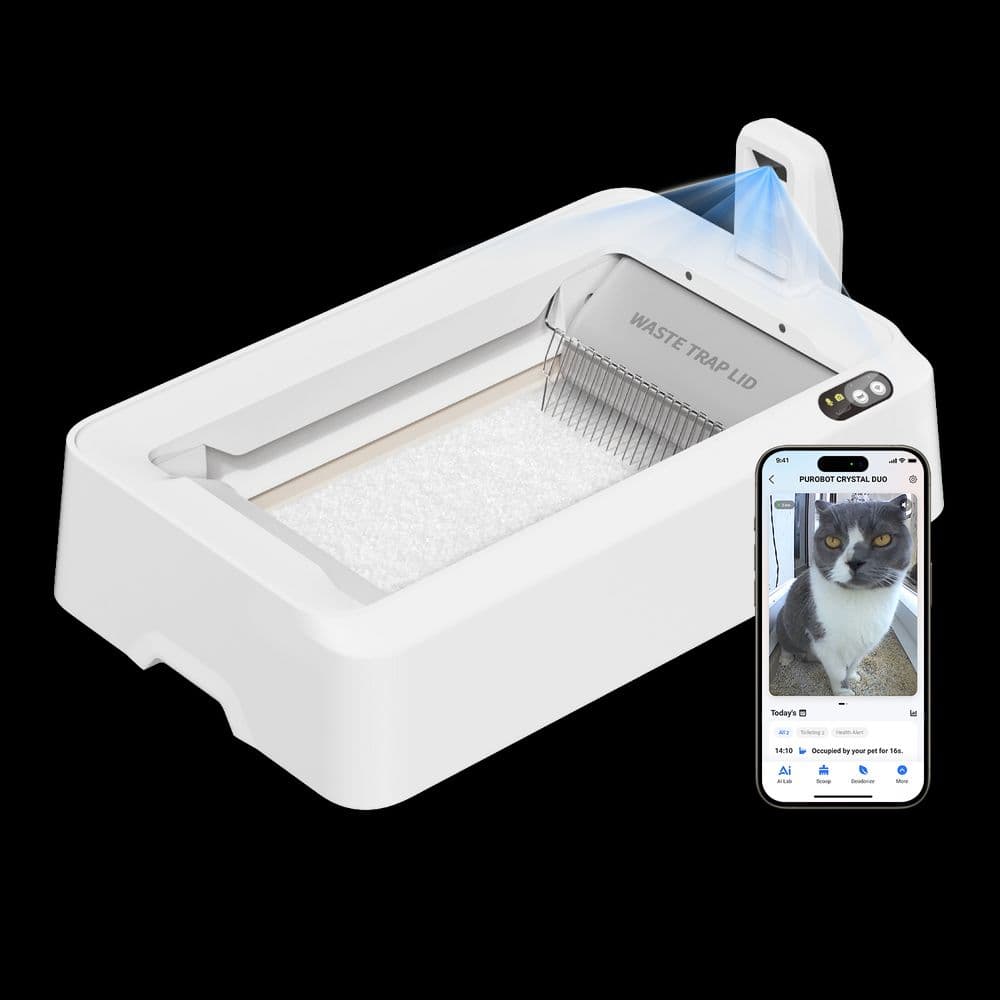 未開封 猫用トイレ PETKIT PUROBOT CRYSTAL DUO カメラ