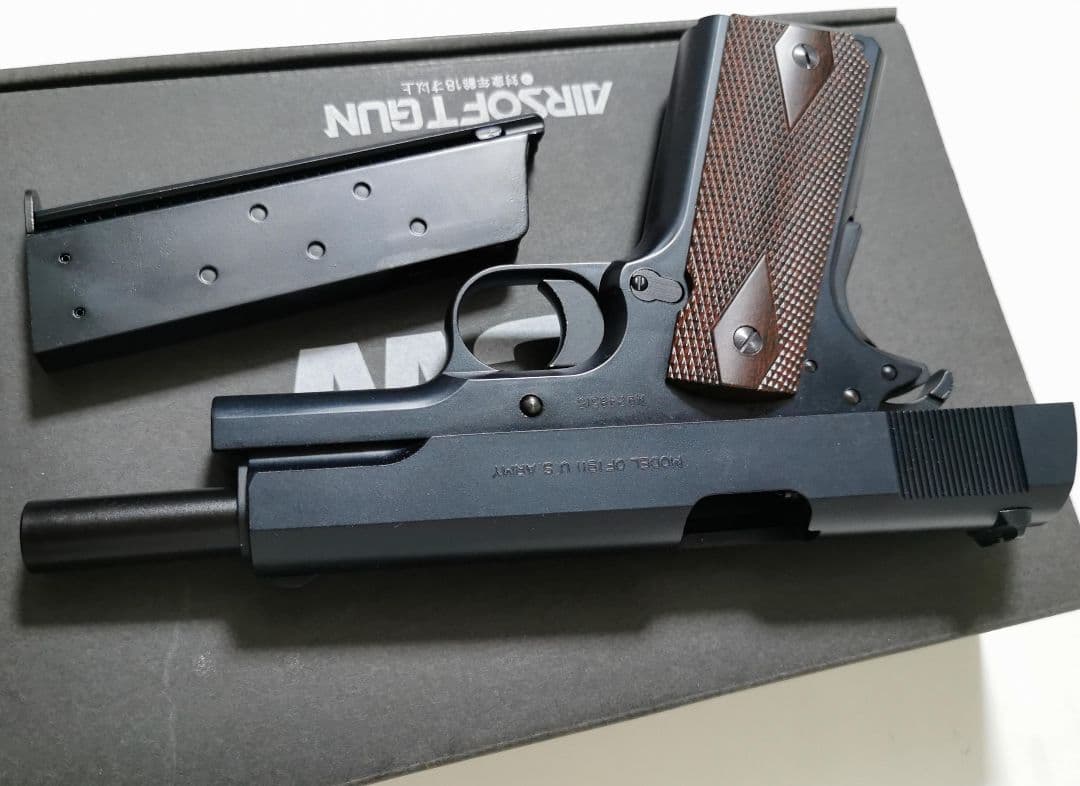 WA Colt M1911 U.S.ARMY ロイヤルブルー SCW HW