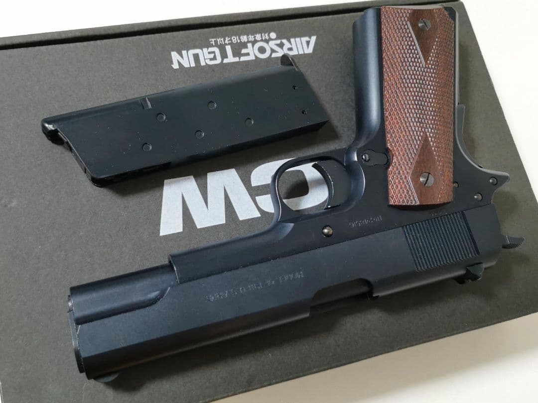 WA Colt M1911 U.S.ARMY ロイヤルブルー SCW HW