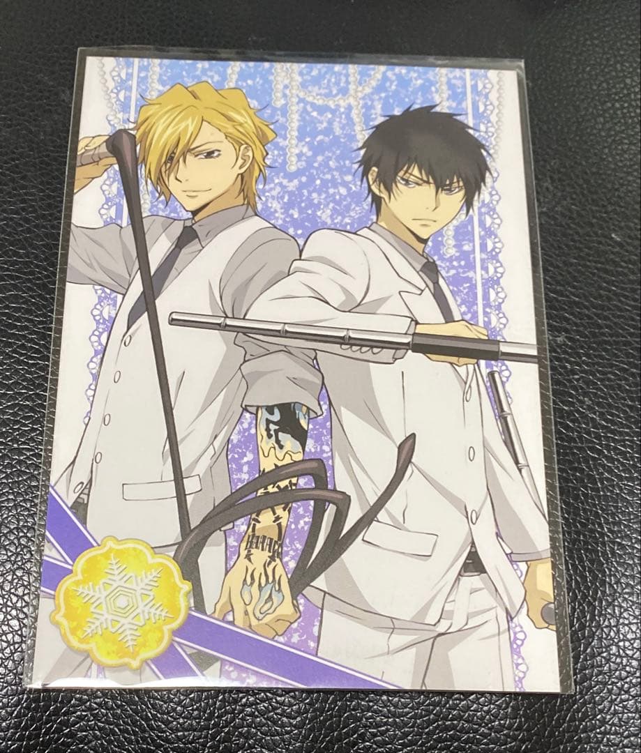 家庭教師ヒットマンREBORN リボアニ　ポストカード　雲雀恭弥　ディーノ