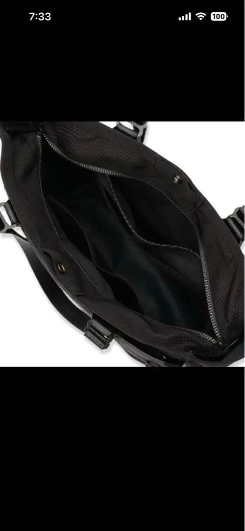 【新品】定価66,000円　ブリーフィング フュージョン BSトート HD 黒