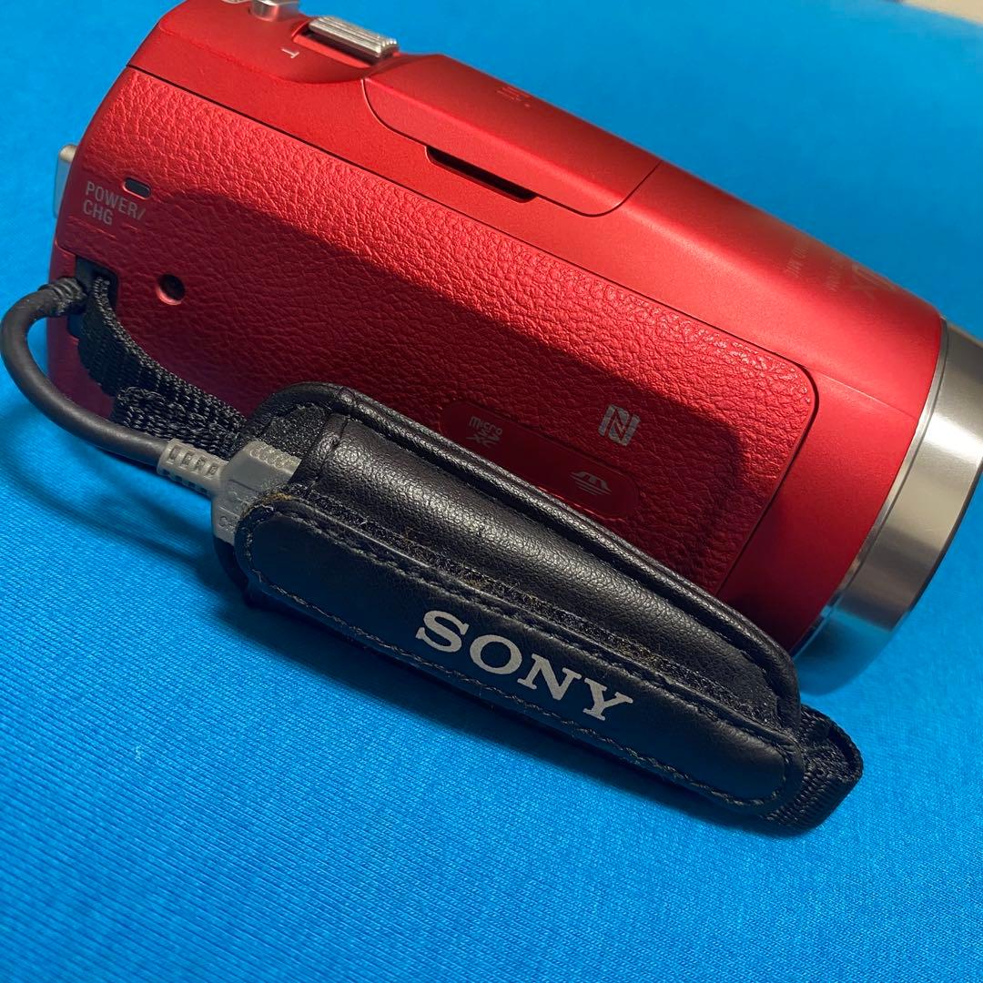 【付属品多数】Sony HDR-CX680 HDビデオカメラ　レッド