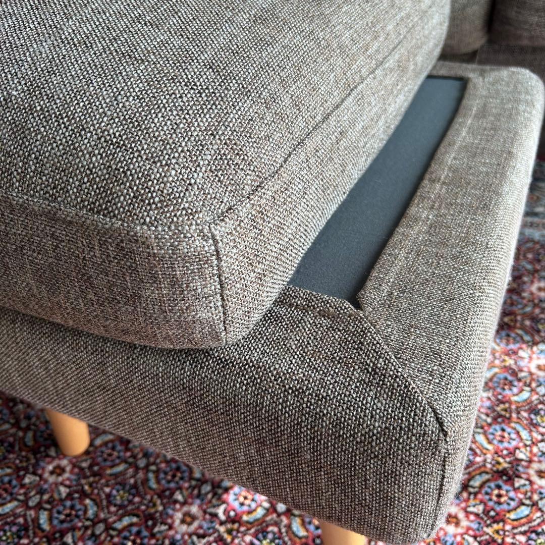 匿名配送*unico ウニコ MOLN モルン ソファ オットマン ファブリック