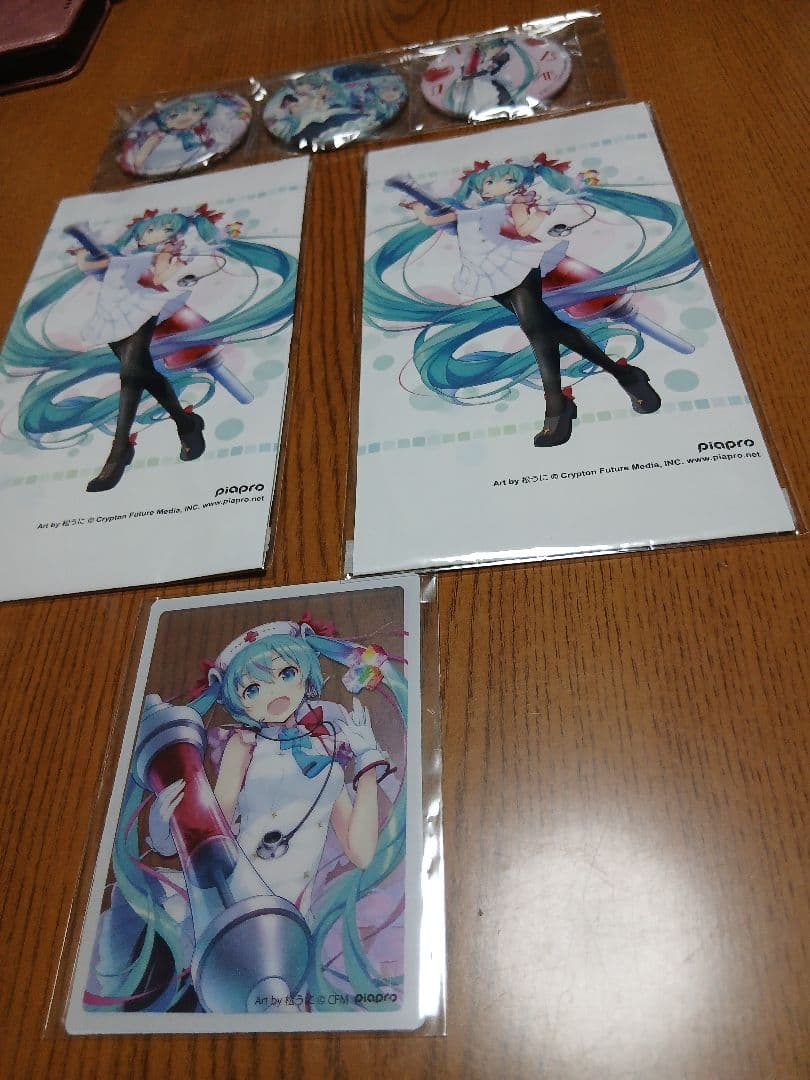 マジカルミライ　2025 初音ミク 献血　缶バッジ クリアカード　幕張　東京会場