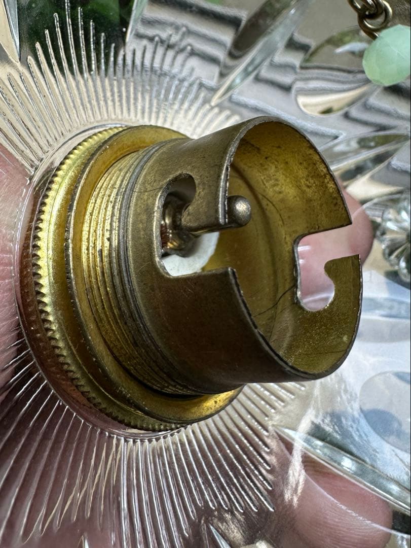 ＊ひーこページになります＊② 『グリーンムラーノガラスのミニシャンデリア』