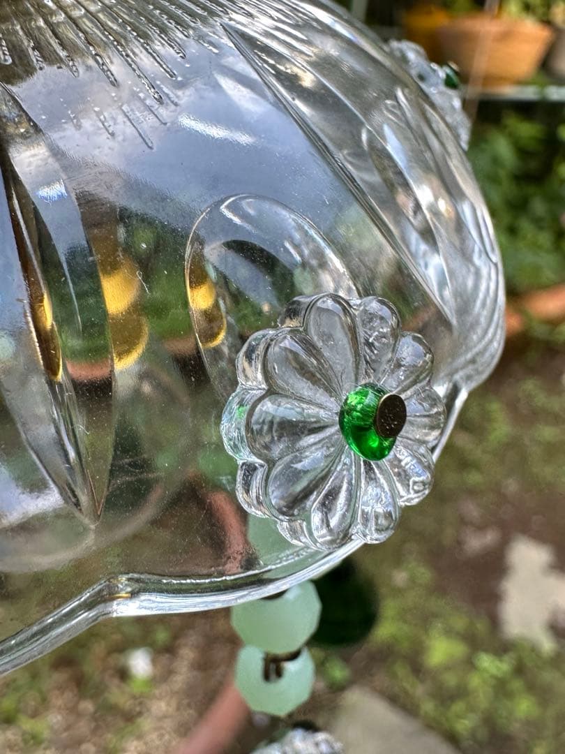 ＊ひーこページになります＊② 『グリーンムラーノガラスのミニシャンデリア』