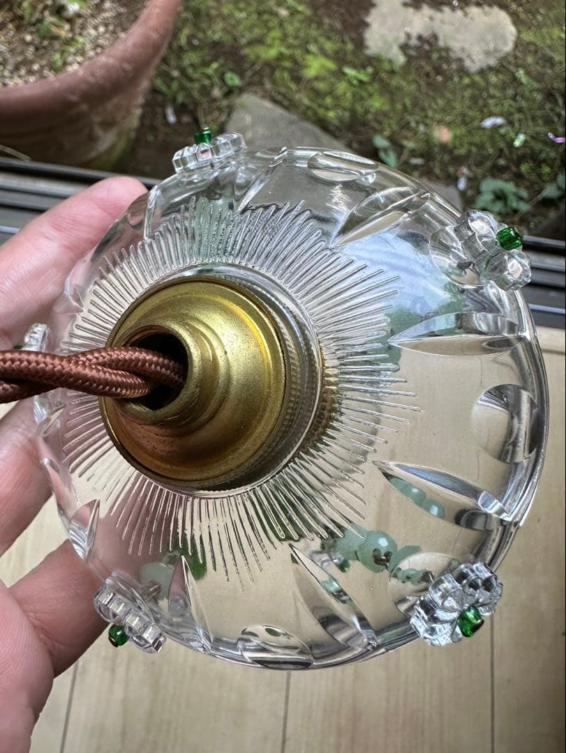 ＊ひーこページになります＊② 『グリーンムラーノガラスのミニシャンデリア』